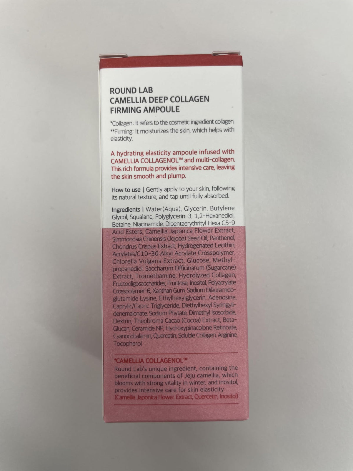 ROUND LAB open packaging box showing product presentation and protection