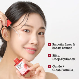 ROUND LAB pipette dispensing serum to deliver concentrated hydration quickly