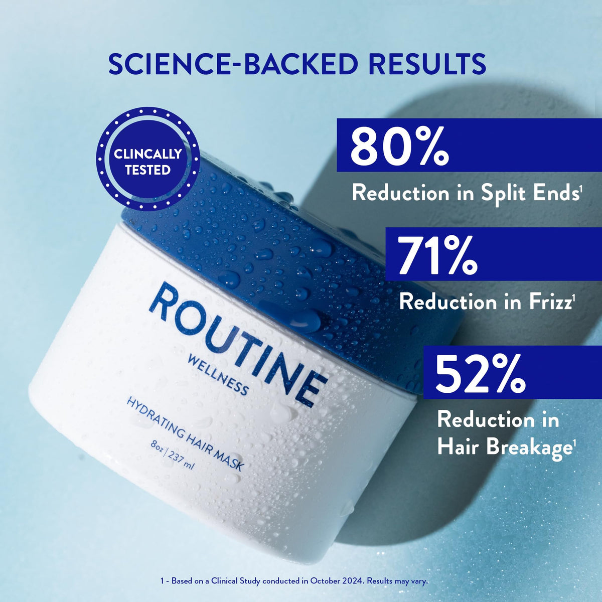 Routine Wellness cream texture close-up demonstrating rich moisturizing feel