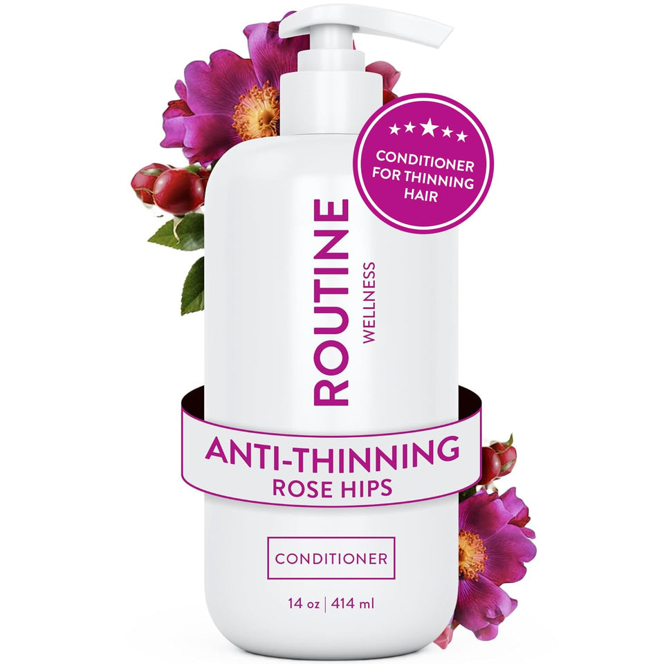 Routine Wellness front packaging showing 14oz bottle and benefits