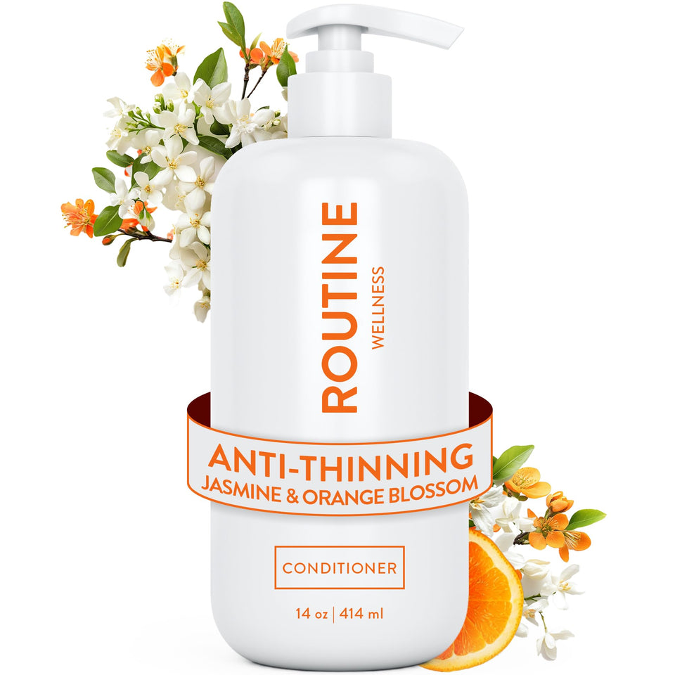 Routine Wellness front jar view showing product for fuller hair