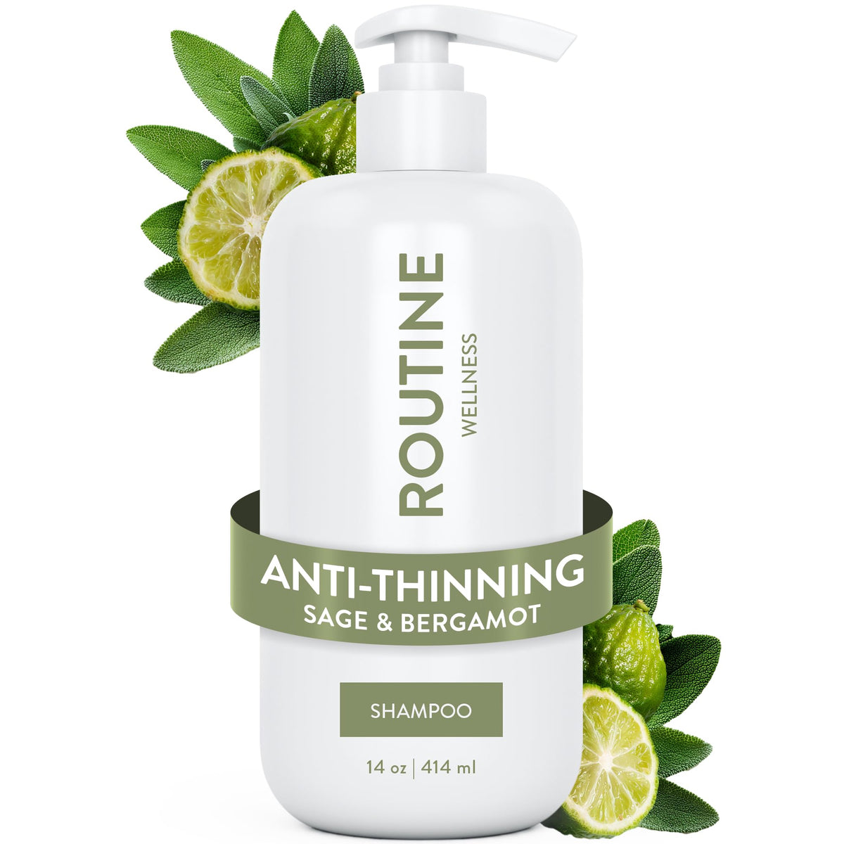 Routine Wellness front bottle shot showing size and scent