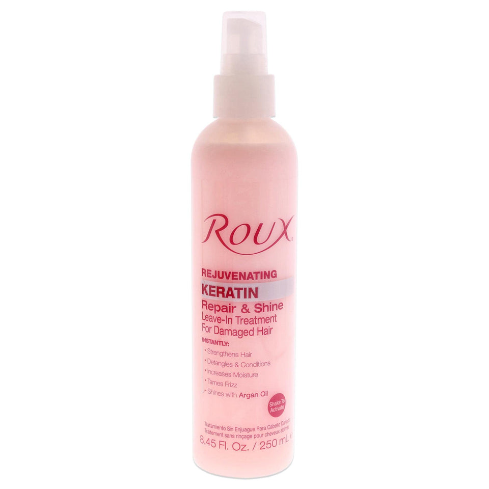 Roux bottle front packaging showing treatment and benefits