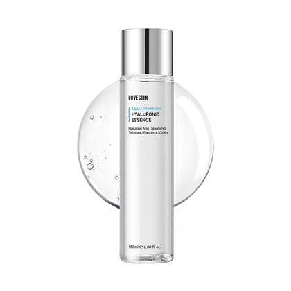 ROVECTIN bottle front view showing clean design and clear essence benefit