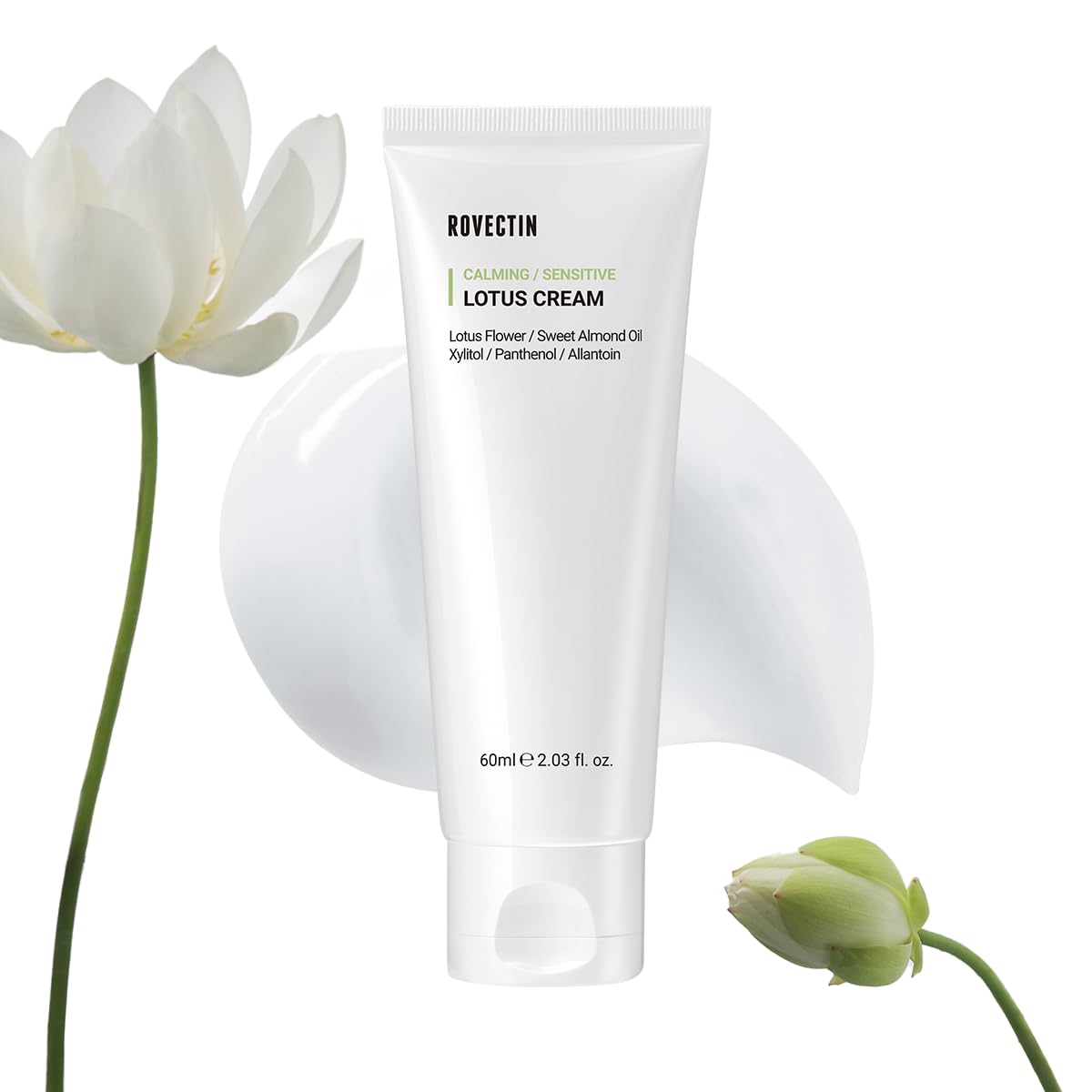ROVECTIN front jar showing packaging and lightweight finish benefit