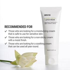 ROVECTIN cream texture close-up displaying lightweight gel-cream consistency
