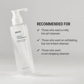 ROVECTIN gel-to-foam texture on hand showing hydrating, non-stripping foam