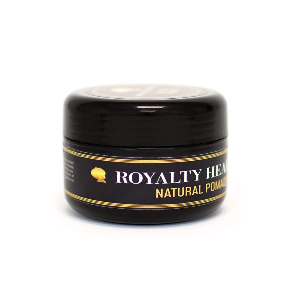 Royalty Headwear texture close-up highlighting creamy pomade for smooth application