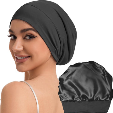ROYBENS bonnet front view showing sleek silhouette and secure fit