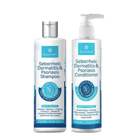 Roycederm front packaging set showing both bottles for clear identification and reassurance