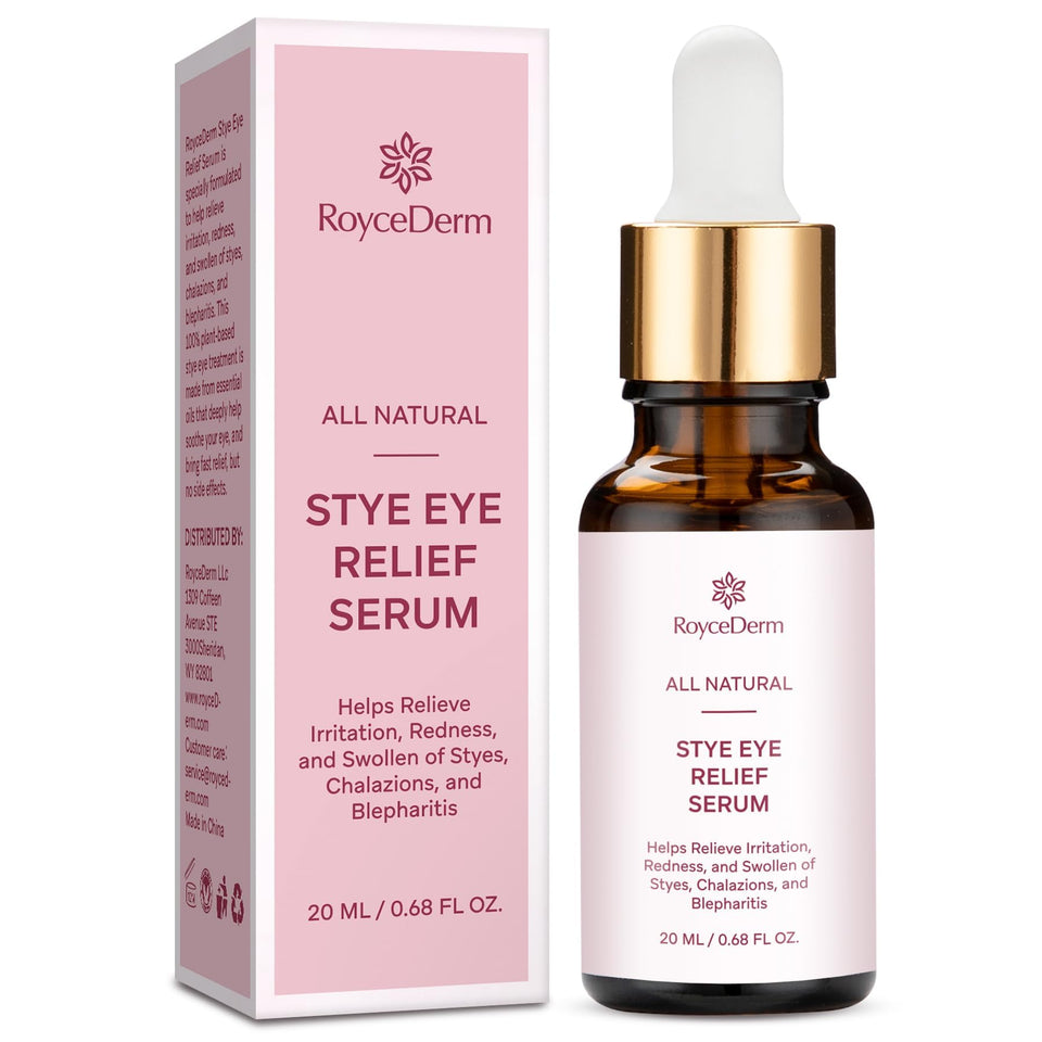 Roycederm front packaging showing bottle and label for clear identification and trust
