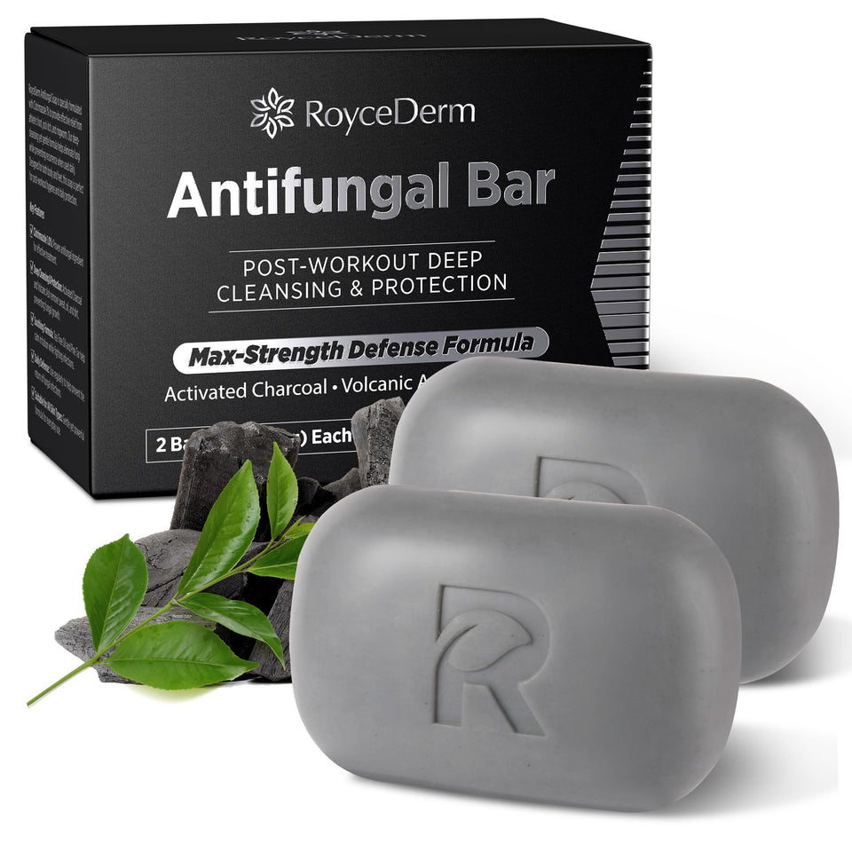 Roycederm front packaging showing medicated antifungal benefits