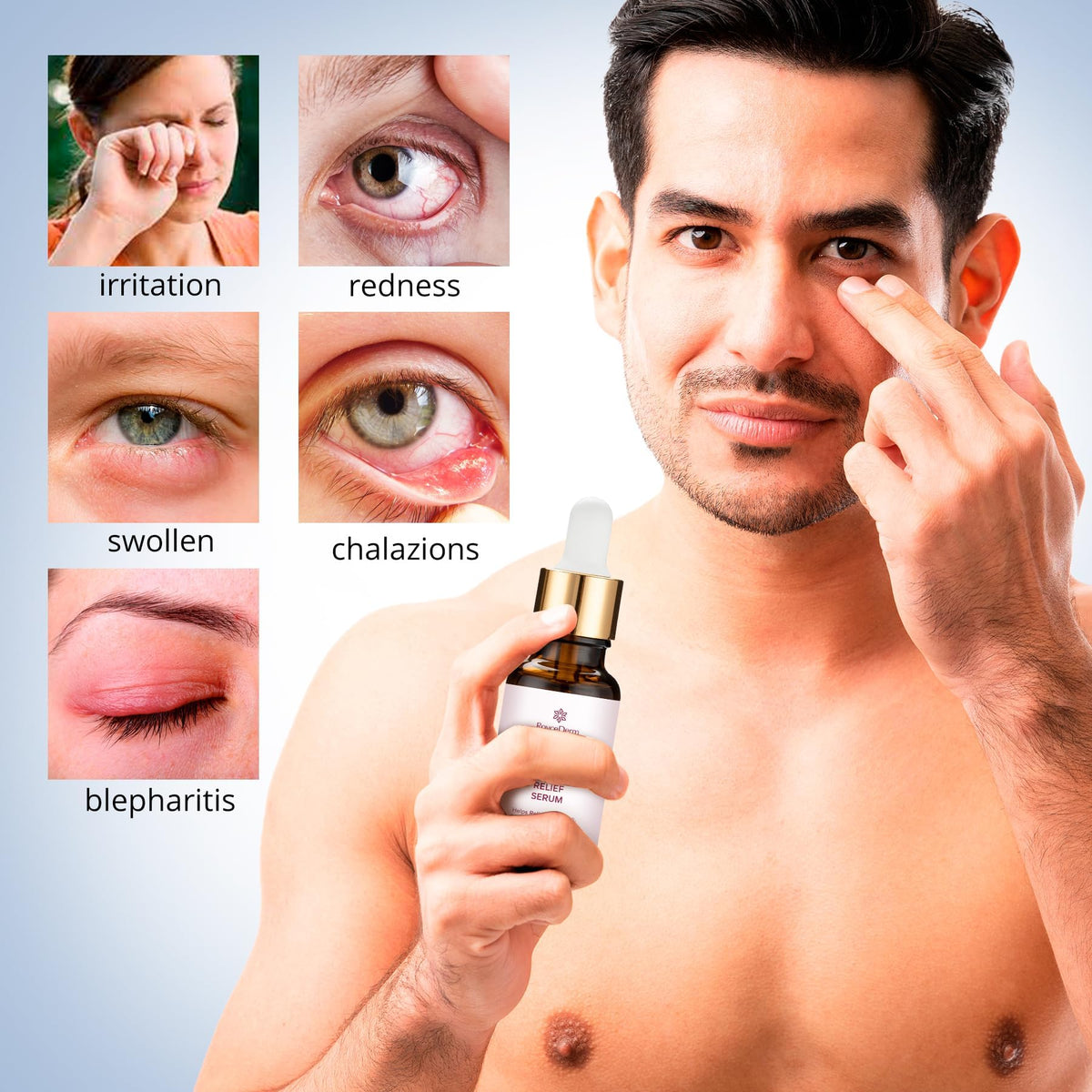 Roycederm label ingredient list visible to show transparency and safety information