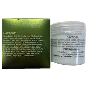Roycederm on bathroom shelf in lifestyle scene suggesting daily routine simplicity