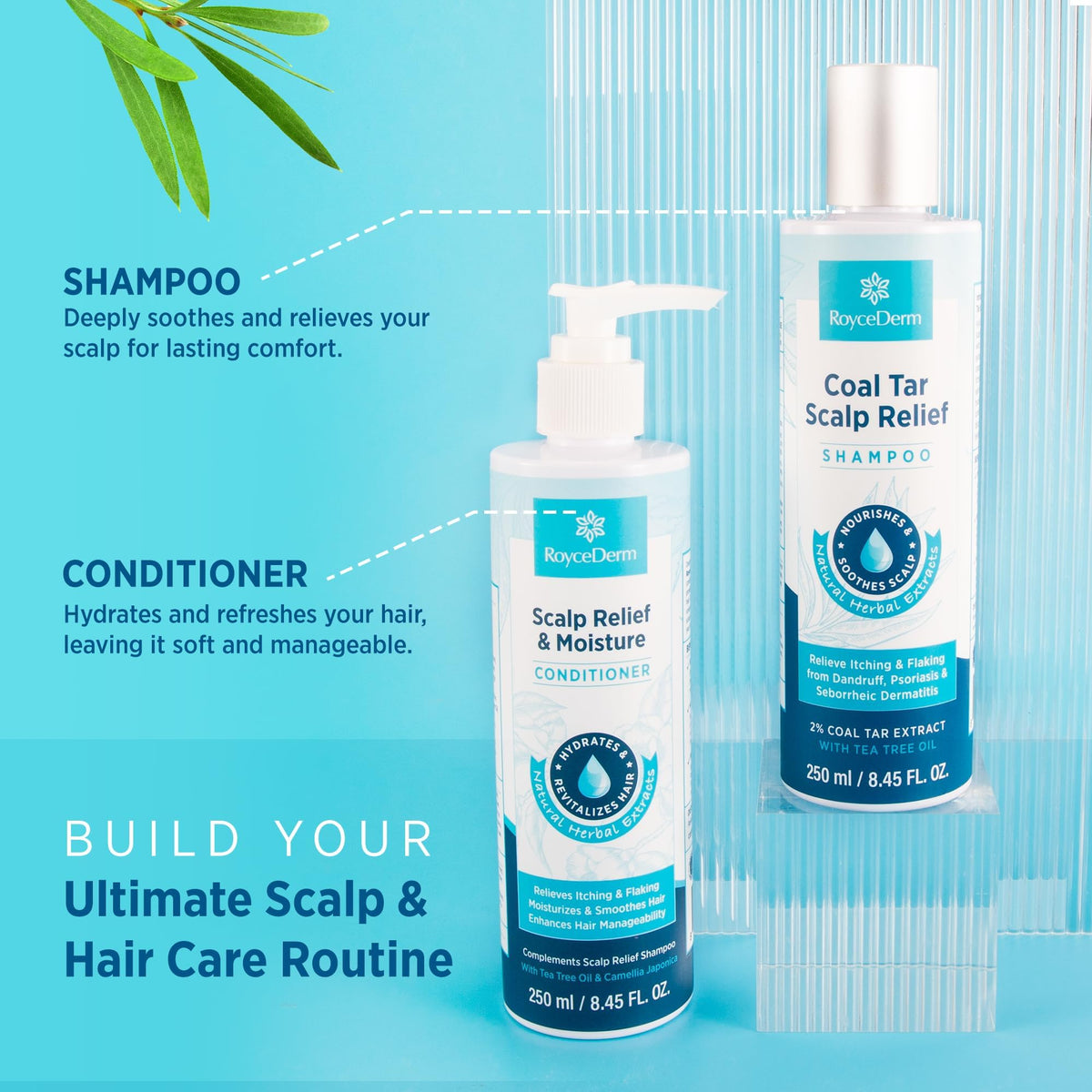 Roycederm set on bathroom shelf for healthier-looking daily routine