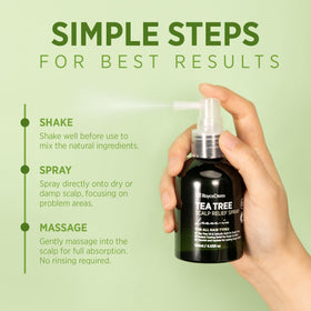 RoyceDerm bottle in hand size comparison showing travel-friendly convenience