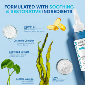 Roycederm size comparison with product held in hand to illustrate bottle scale and travel-friendly design