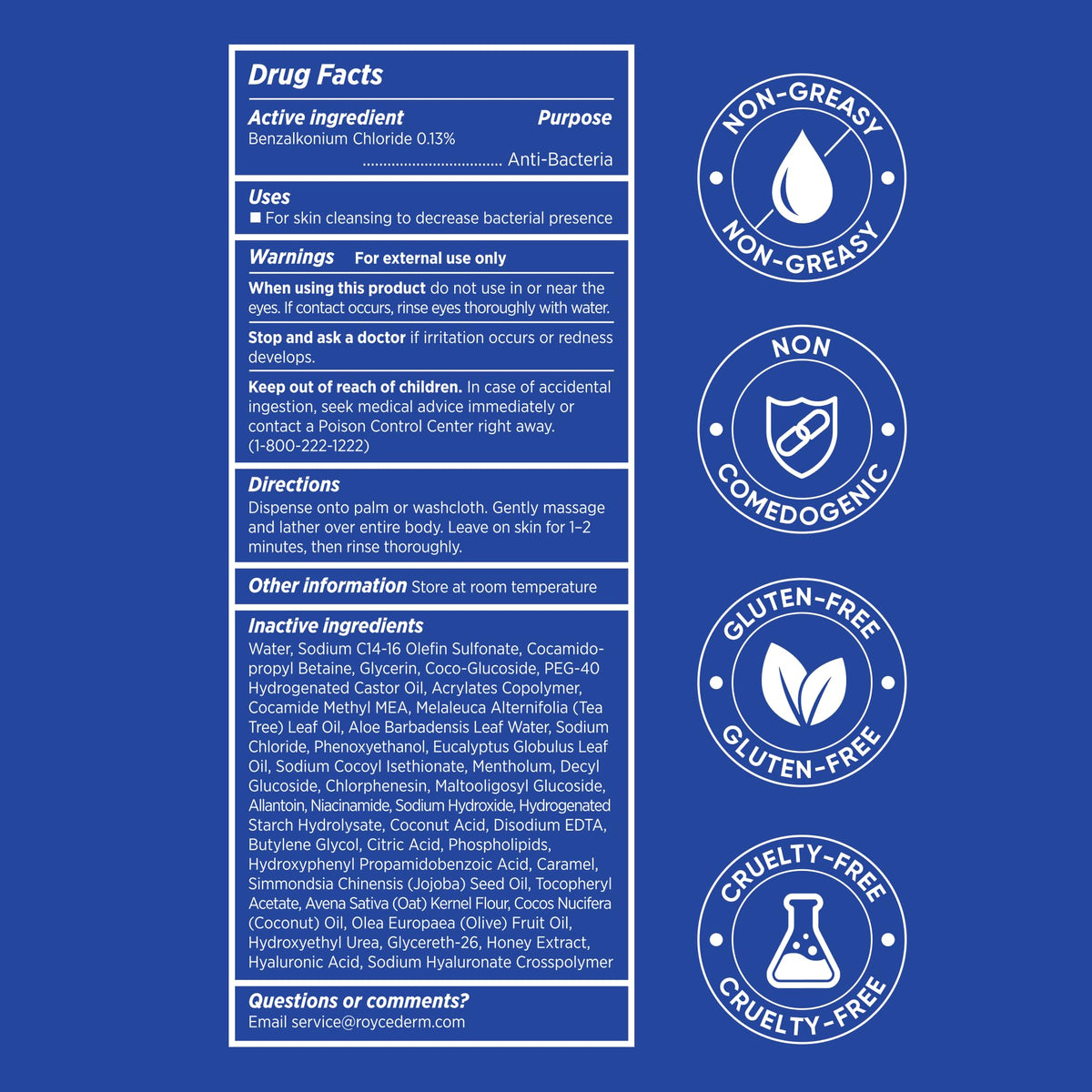 roycederm tea tree oil ingredient visual emphasizing antifungal-support benefits
