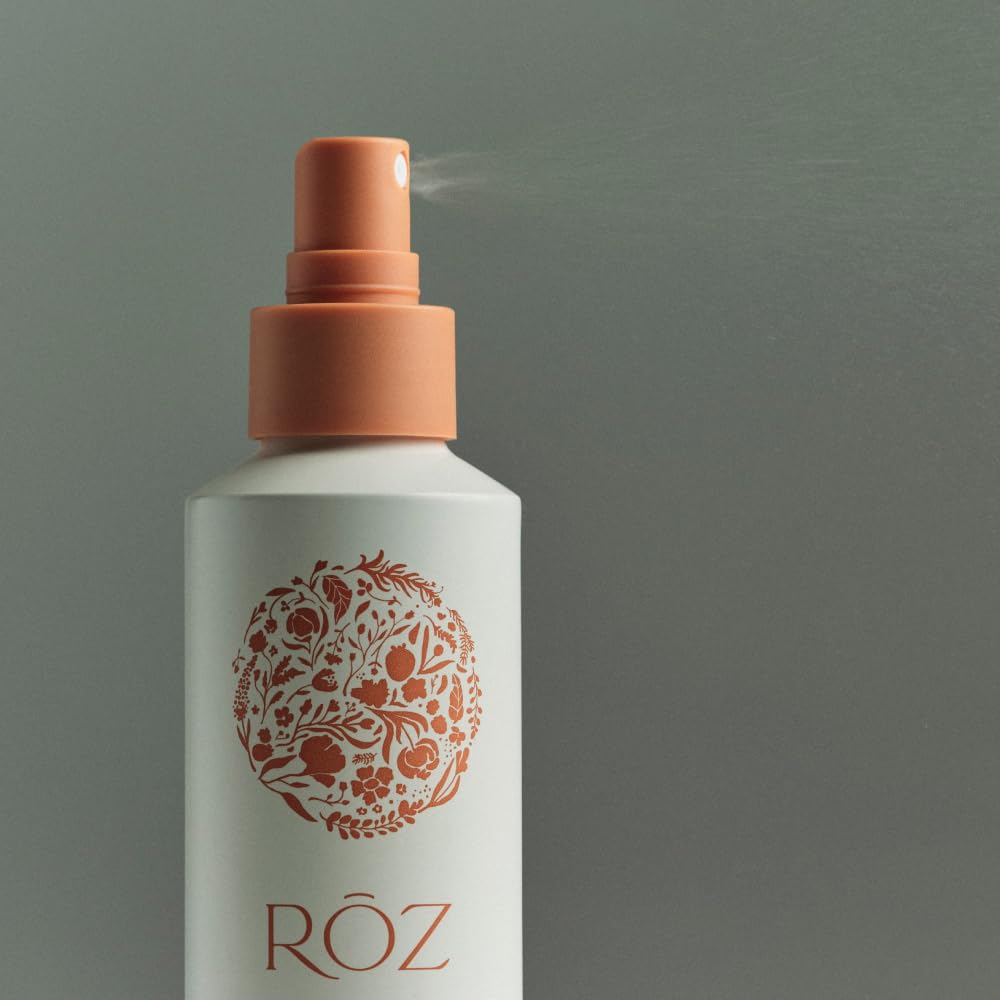 RŌZ fine mist spraying into air showing lightweight coverage benefit