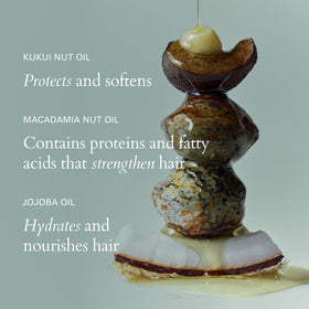 RŌZ oil scalp massage scene showing soothing hydration and improved scalp comfort
