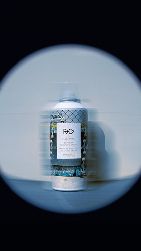 R+Co Halfpipe in lifestyle styling scene for touchable, natural volume