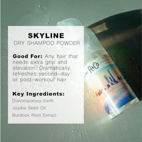 R+Co 1 oz bottle beside travel essentials illustrating TSA-friendly convenience