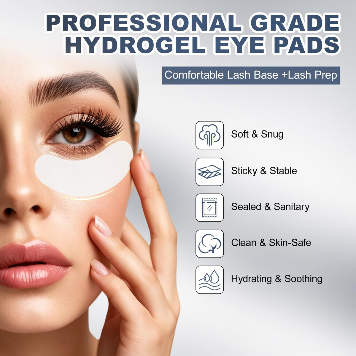 RTTHEL close-up hydrogel texture highlighting smooth, cooling surface