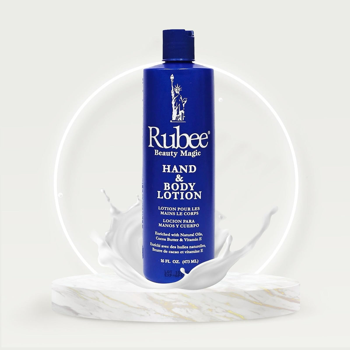 RUBEE close-up of cocoa butter texture highlighting rich emollient benefits