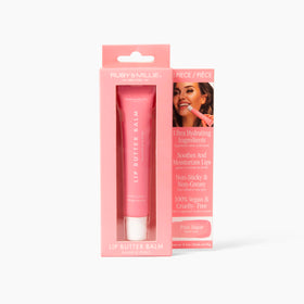 Ruby & Millie angled label close-up highlighting vegan formula and scent
