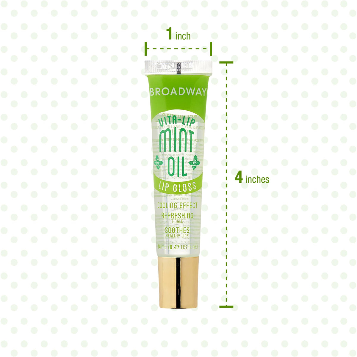 Ruby Kisses size comparison illustrating tube dimensions for travel convenience