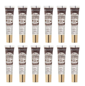 Ruby Kisses front packaging showing 12-pack and compact gloss benefit