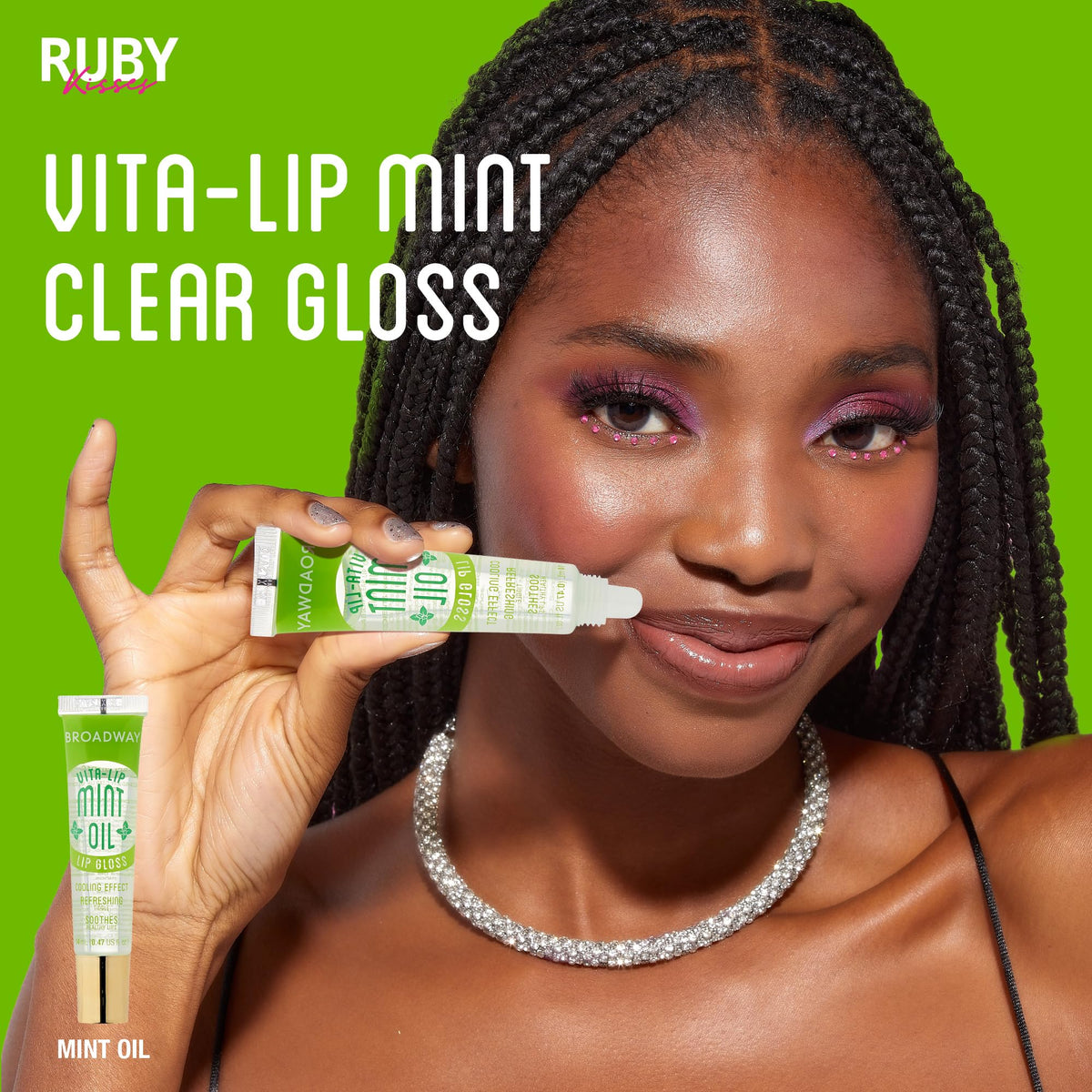 Ruby Kisses product label close-up showing vitamin-enriched formula details