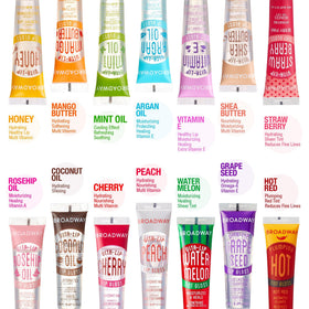 Ruby Kisses open cap wand detail showing applicator and hygienic design