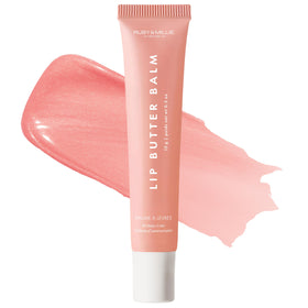 Ruby & Millie front packaging showing tinted lip balm and glossy finish