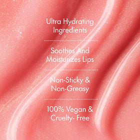 Ruby & Millie balm applied on lips offering subtle tint and shine