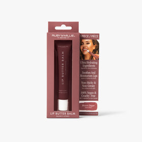 Ruby & Millie in purse lifestyle shot, convenient on-the-go lip care benefit