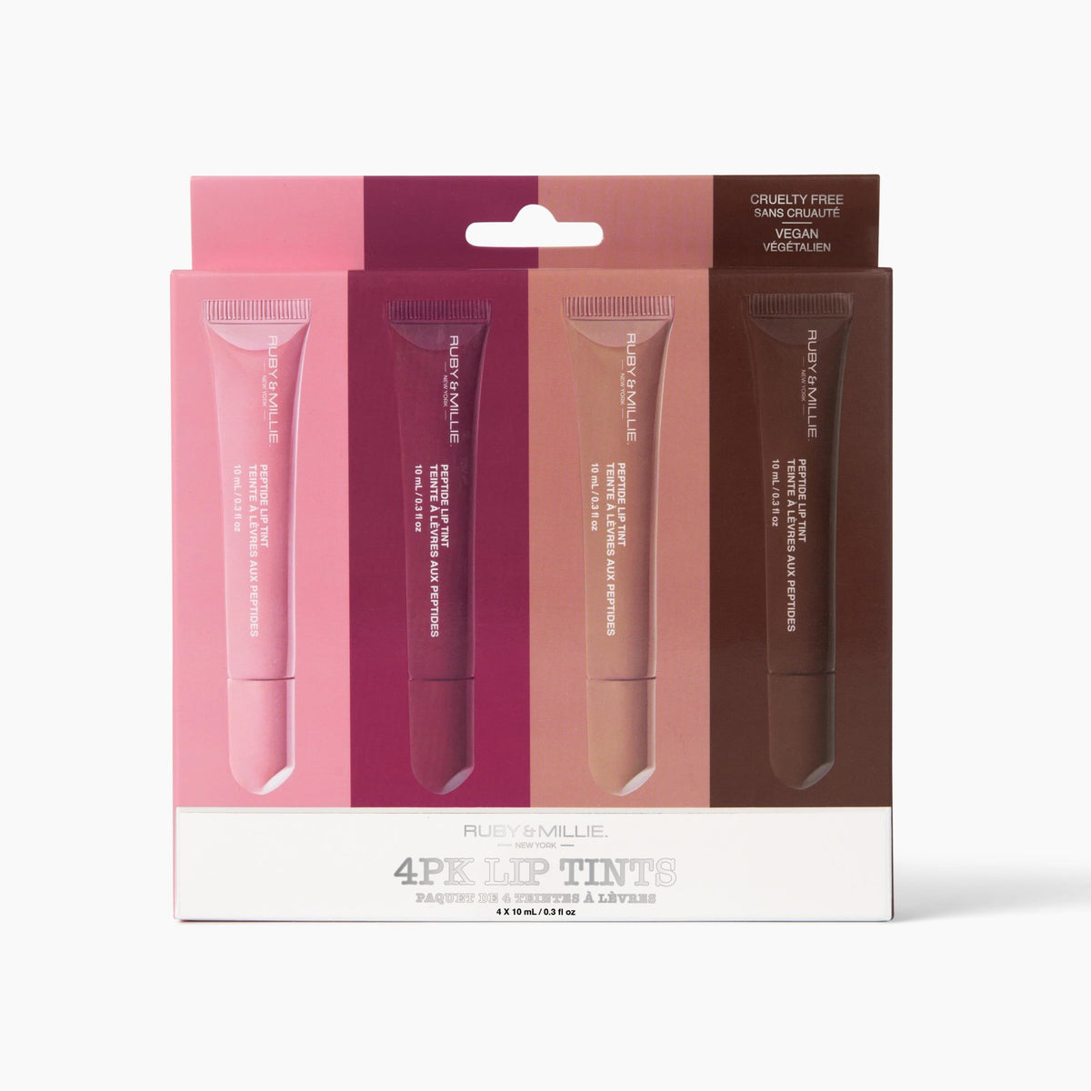 Ruby & Millie open cap tip close-up showing applicator precision and even coverage