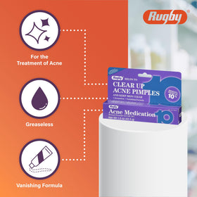 RUGBY LABORATORIES applying gel to skin showing precise controlled application benefit