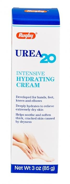 RUGBY LABORATORIES tube front view showing product name and 3 oz, hydrates intensely