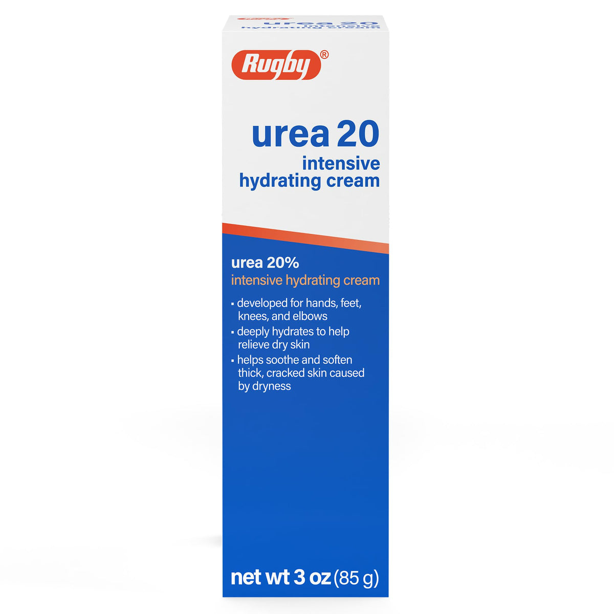 RUGBY LABORATORIES tube front view showing product name and size for targeted hydration