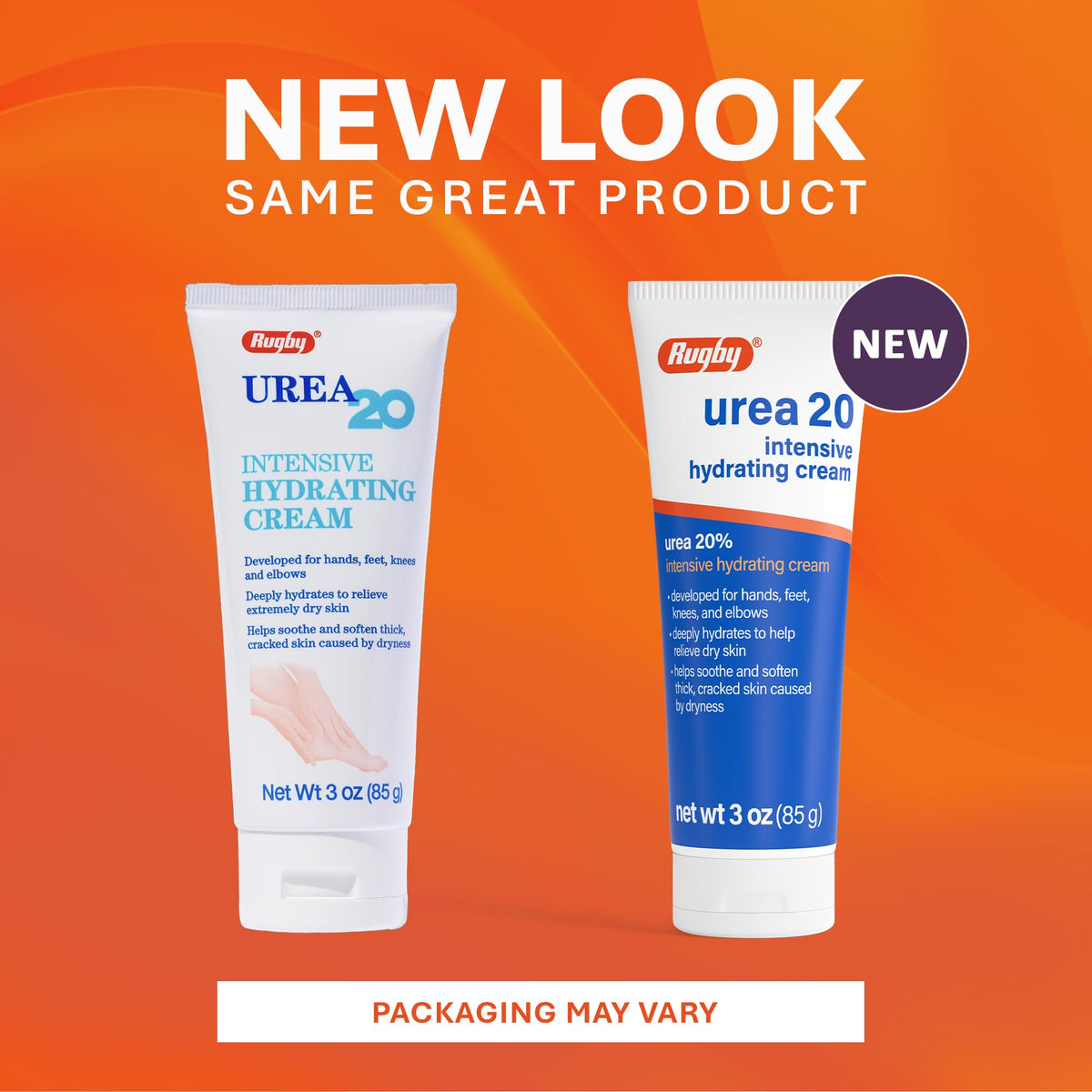 RUGBY LABORATORIES cream texture close-up highlighting thick emollient and moisturizing effect