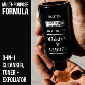 RUGGED & DAPPER pump dispense showing creamy texture and hydration