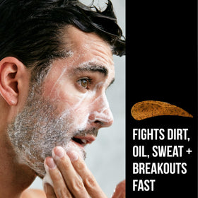 RUGGED & DAPPER Age + Damage moisturizer pump focused for easy dispensing