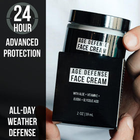 RUGGED & DAPPER cream on hand demonstrating quick absorption and non-greasy finish