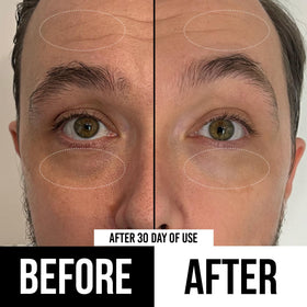 RUGGED & DAPPER with aloe and argan oil visuals to emphasize natural hydrators