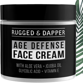 RUGGED & DAPPER front jar view showing sleek packaging and daily use benefit