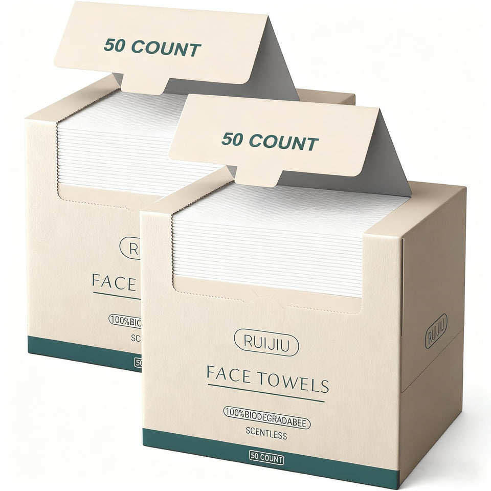 RUIJIU front packaging showing 2-pack and biodegradable claim for clear benefit