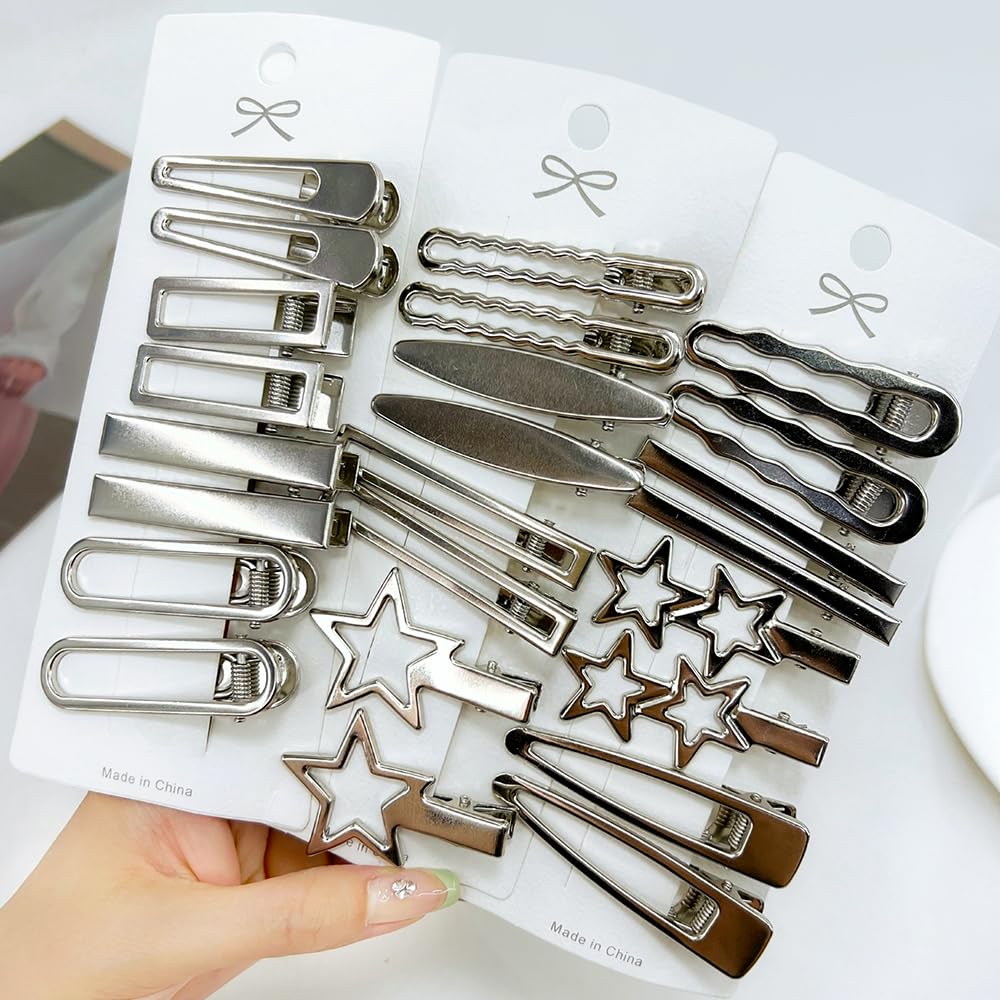 RUIYDZ front packaging showing 12 pairs silver clips, easy selection benefit