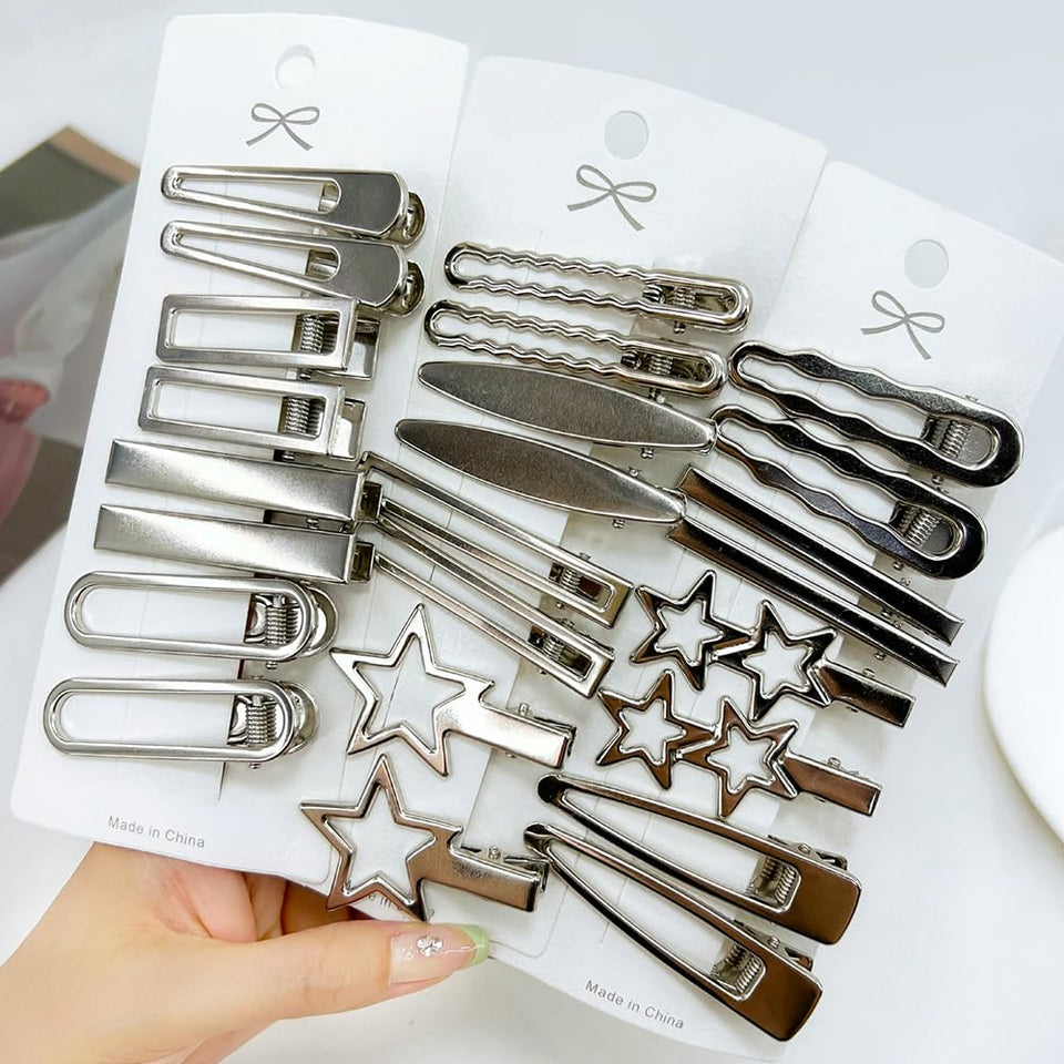 RUIYDZ front packaging showing 12 pairs silver clips, easy selection benefit