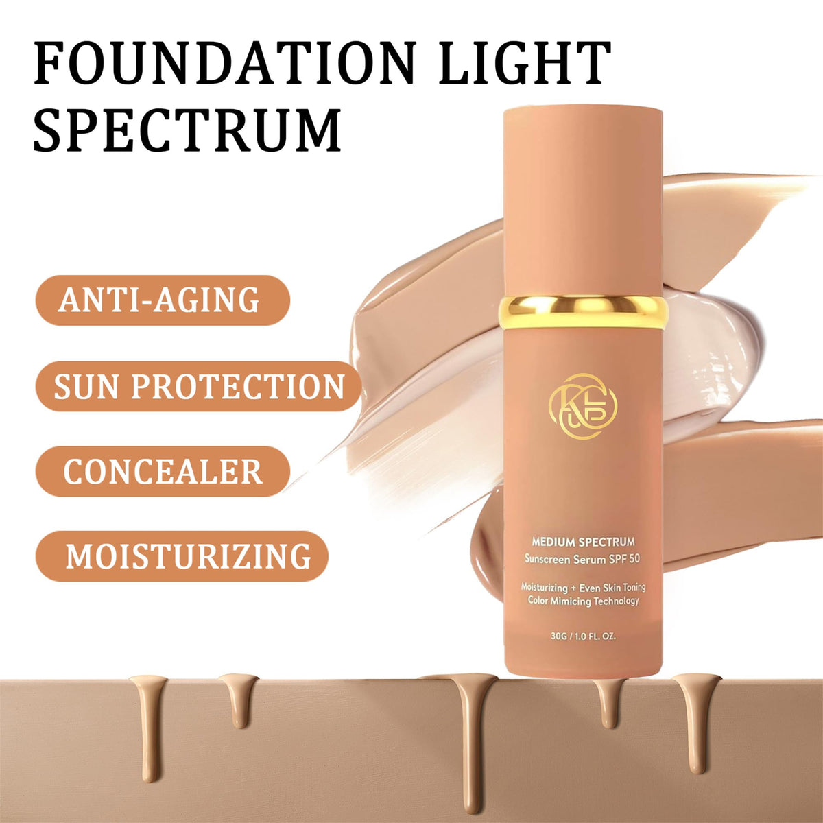 Rulinal texture close-up illustrating silky, hydrating finish benefit